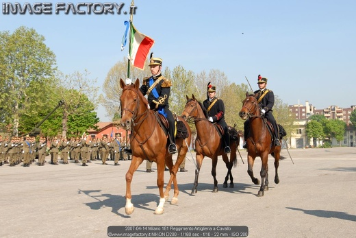 2007-04-14 Milano 181 Reggimento Artiglieria a Cavallo